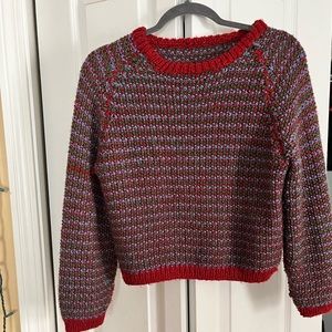 Thrifted Vintage Thick Knit Sweater - Unknown Brand